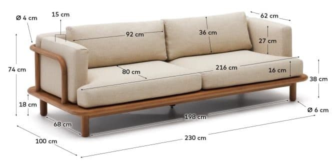 Sofa dimensions 1